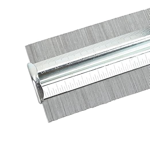 High-Performance Metal Gauge Profile Measuring Tool Carpet Laying Cutting Tiles Carpentry Woodwork Metalwork- Shape Template Shape Tracing Duplicator Irregular Welding- Woodworking Tracing