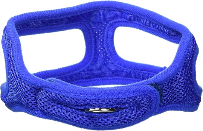 Velpro Mesh Pet Shoulder Harness Collar, 11"-12", Blue