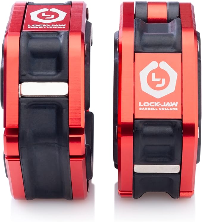 Lock-Jaw Flex Magnetic Barbell Collars/Clamps, 2"/50mm Olympic Bars