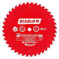 Diablo Wood Demon Ultimate General Purpose Saw Blade - 10" Diameter, 40 Hi-ATB Teeth, 5/8" Arbor, 0.095" Kerf, 18° Hook Angle, 0.071" Plate, 7000 Max RPM - D1040UX