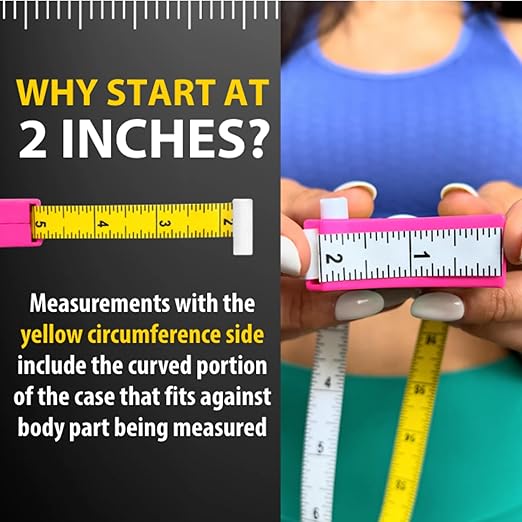 Perfect Body Tape Measure - 80 Inch Automatic Telescopic Tape Measure - Retractable Measuring Tape for Body: Waist, Hip, Bust, Arms, and More (Pink - 80 inch)