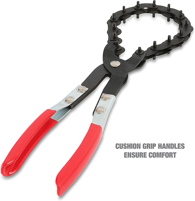 OEMTOOLS 27045 Exhaust Cutter, Cuts 3/4" to 3-1/4" Pipe, Durable Chain Cutter Tool, Easy One-Handed Rotation, Compact Pipe Cutter Chain for Tight Spaces