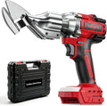 Cordless Metal Shear Compatible for Milwaukee 18V, Brushless Electric Metal Shears 1600RPM for HVAC Ducts, Auto Body Panels &Fencing,Stainless Steel Cutter with LED Light (Tool Only