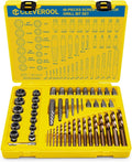 49 Pcs Screw Extractor Set with Left Hand Drill Bit, Easy Out Extractor Socket Set for Broken Nuts Bolts, Stripped Screw Remover with Portable Case