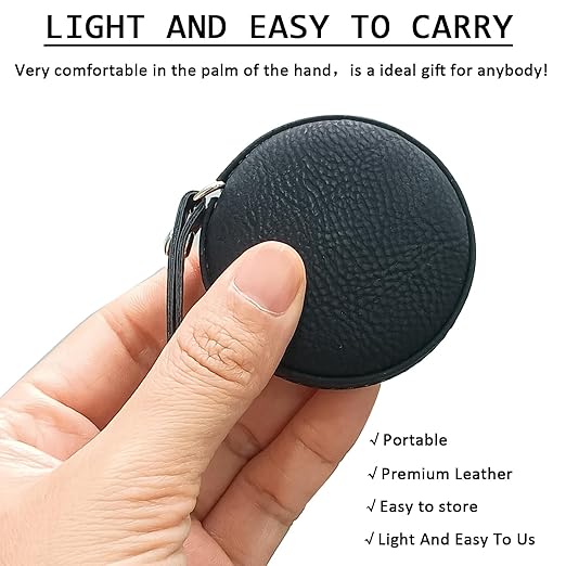 Tape Measure for Body Measuring Medical Body Cloth Tailor Craft Dieting Measuring Tape, 60 Inch/1.5 M Dual Sided Measuring Tape for Body Fabric Sewing（2 Pieces，Black）