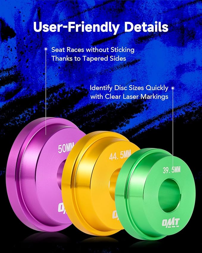 Orion Motor Tech Bearing Press Kit, 10pc Bearing Race and Seal Driver Set with Seal Driver and 9 Bearing Adapters, Seal Installer Bearing Driver Kit for Bearing Installation