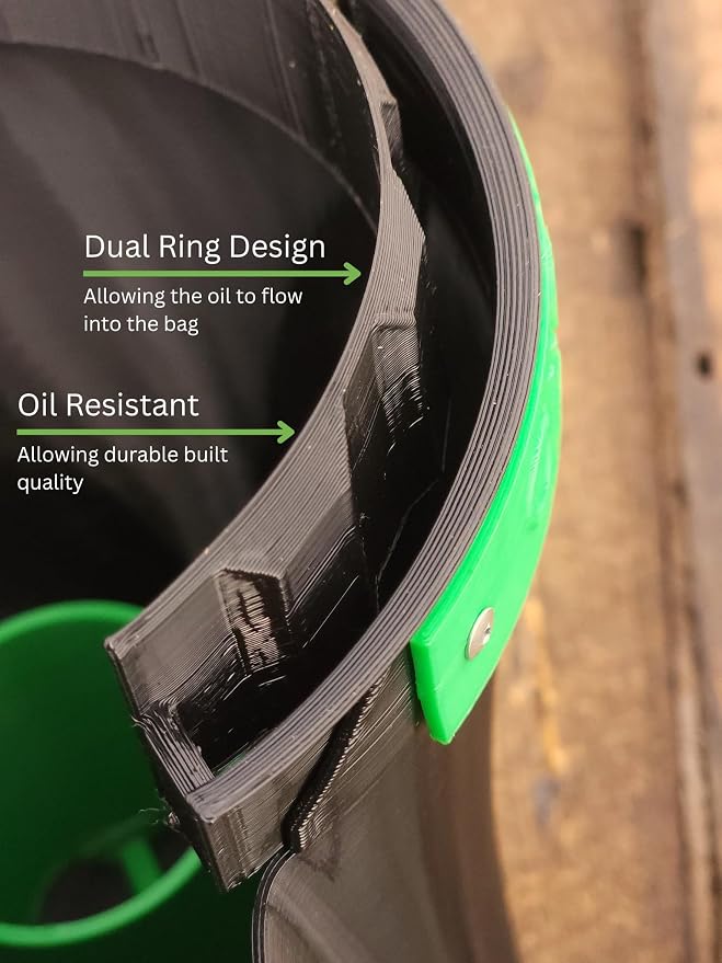 for HEAVY DUTY USE ONLY, Compact Oil Filter Drainage Tool, Made specialy for Hard to Reach Filters (Large OilCatch)