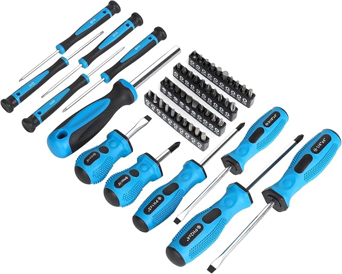 FASTPRO 220-Piece Home Tool Set, Household Repairing Tool Kit, Blue