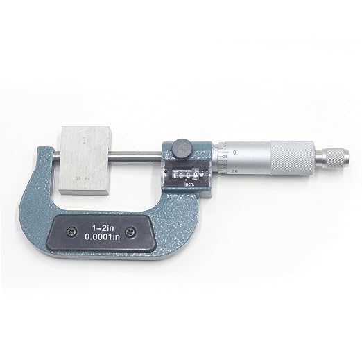 HFS(R) 1-2" Mechanical Digital Outside Micrometer Digit Counter Carbide Tips 0.0001"