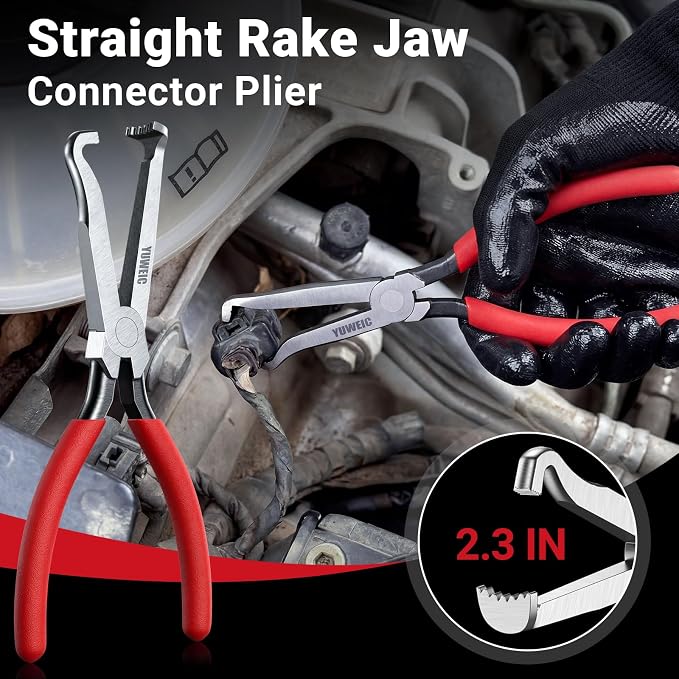 5 PCS Electrical Disconnect Pliers - Electrical Disconnect Pliers Set Locking Tab Disconnect for Car Sensors, Wiring Harnesses