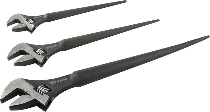 Titan 223 Adjustable Construction Spud Wrench, 3-Pc Set