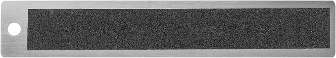 Pacific Arc Stainless Steel Ruler with Inch and Pica Measurements, 6 Inches Rubber Backed