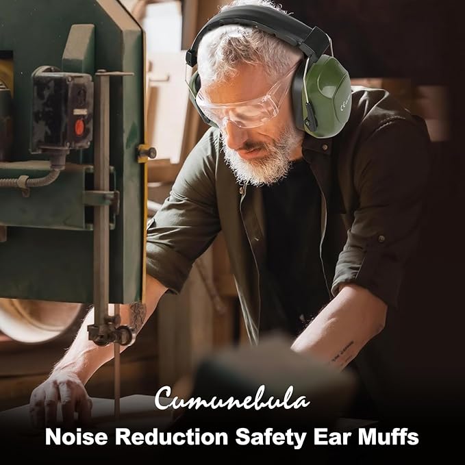 Noise Reduction Ear Protection Ear Muffs, Shooting Ear Protection, SNR 28dB Noise Cancelling Headphones for Adults Kids Autism, Hearing Protection for Shooting,Gun Range,Mowing
