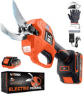 VOTREK® Cordless Electric Pruning Shears, Effort-Saving Power Pruner Cuts Branches up to 1.6", Lightweight with Safety Lock, SK5 Steel Blade, Brushless Motor, Battery Included for Tree Trimming
