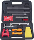 Oregon Chainsaw Chain Sharpening Kit with Hard Case - Contains Files, Handles, Depth Gauge, Stump Vise, Felling Wedge, and More Accessories