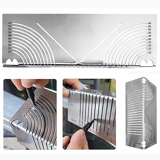 Precisionflex Angle & Arc Marking Tool 2025 - New Square Steel Pipe Bend Welding Guide for Cutting - Small