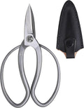 KAKURI Bonsai Scissors Made in Japan 7", Japanese Stainless Steel Blade, Okubo Shears for Bonsai and Garden Use