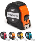 Mr. Pen- Retractable Tape Measure 25 ft, Orange, Easy Read, Steel Retractable Measuring Tape with Fractions, Ideal for Construction & DIY Projects