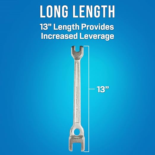 Jonard Tools JIC-650, Lineman's B Type Double Ended Wrench, 13" Length