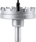 EZARC Carbide Hole Saw Heavy Duty, Hole Cutter for Stainless Steel, Sheet Metal 2-1/16" 52mm