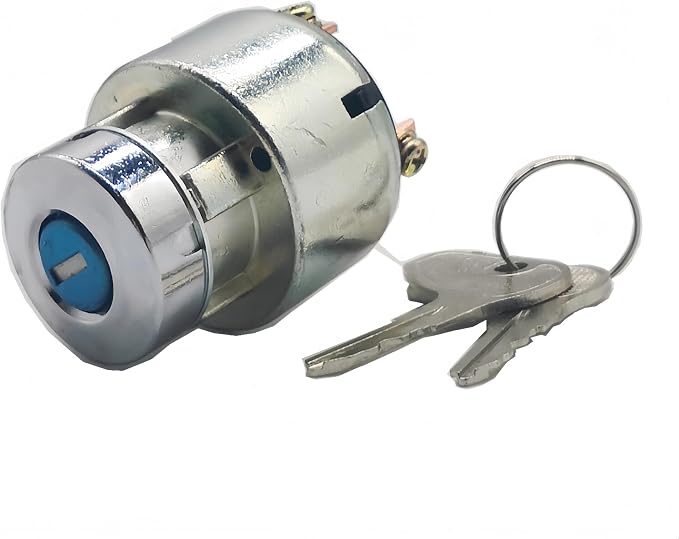 6602155140 Ignition Switch Replacement for Kubota GardenTractor | 4 Position 5 Terminal 2 Keys , High Quality Replacement for Kubota Garden Tractor G3200, G4200, G4200H, G5200H, G6200H