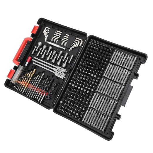 318-Piece Screwdriver Bit Set and Drill Bit Set, Multi Tool Kit for Home Repair and Maintenance
