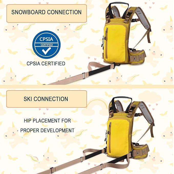 Ski and Snowboard Harness for Kids: Learn to Ski and Teach Your Child The Speed Control