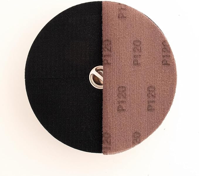 Hyde 09801 9-Inch Radial Sander Kit, Includes (1) 120-Grit Sanding Sheet + (10) 120-Grit Sanding Discs – Drywall Sanding Tool with Pivoting Head