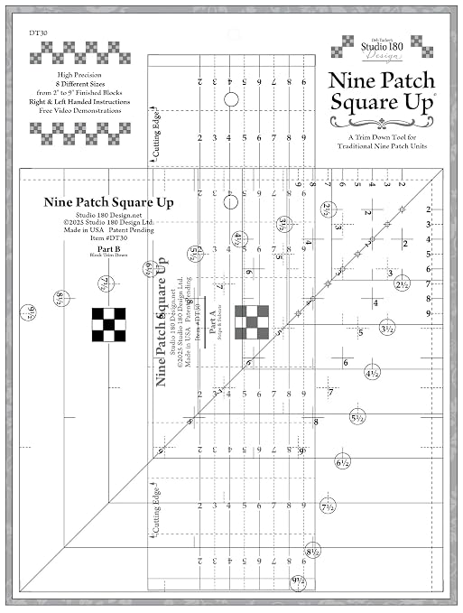 Deb Tucker's Studio 180 Design Nine Patch Square Up