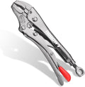 ARROW 5" Curved Jaw Locking Pliers with Screw Extractor
