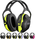 Dr.meter Noise Reduction Ear Muffs, Ear Protection Noise Cancelling Headphones for Adults, Kids Autism Sensory, NRR28dB Hearing Protection Earmuffs for Shooting Gun Range, Mowing, Concerts Green