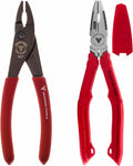 VAMPLIERS 2-PC Screw Extraction Pliers Set. Includes: 7" Slip-Joint + 7" BOSS Stripped Screw Removal Pliers. Unique Non-slip Jaws. Made in Japan.