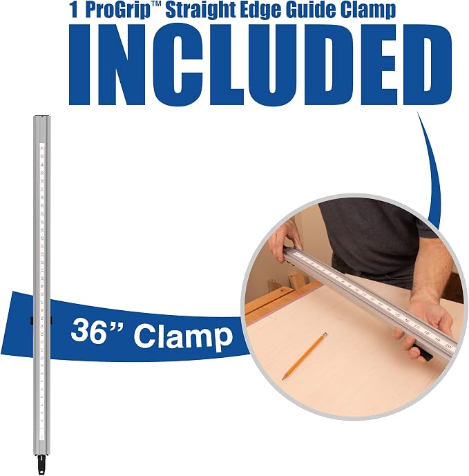 ProGrip Straight Edge Clamp Guide Tool for Circular Saw 36 inch