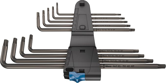 Wera 05024450001 967/9 TX XL HF 1 L-key set with holding function, long, 9 pieces