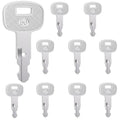10Pcs 459A Ignition Starter Keys Kubota Excavator Key Replacement Compatible with Kubota SSV & SVL Skid Steer Loaders, Kubota Tractor Loader Backhoes, Kubota U Series Excavators, Kubota Wheel Loaders