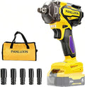 Cordless Impact Wrench for DeWalt 20V Battery,1/2 inch Power Impact Wrench, Brushless Electric Impact Gun 665Ft-lbs(900N.m) High Torque Impact Driver with 3-Mode, LED Work Light(No Battery)