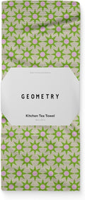 GEOMETRY Spring Kitchen Towels - Quick Dry Microfiber Cloth Spring & Summer Dish Towels for Kitchen Drying - Premium Quick Dry Towel - Sweet Green, 18" x 30" - 1-Pack