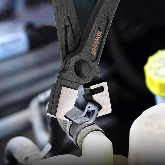 Toolwiz Clic & Clic-R Type Hose Clamp Pliers, CV Boot Clamp Tool Radiator Spring Collar Automotive Maintenance Tools