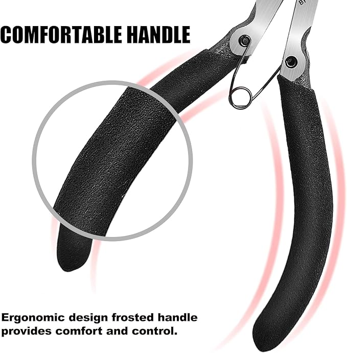 BOENFU 5 inch Flush Cutters Precision Wire Cutters Wire Snips Small Wire Nippers, Ideal for Crafts, Model, Electronics, Zip Ties, Jewelry Making