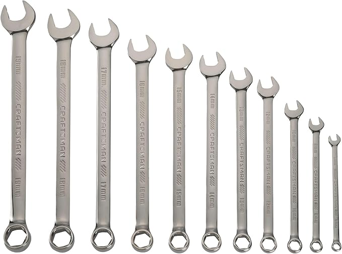 CRAFTSMAN OVERDRIVE 11-Piece Metric Wrench Set (CMMT87811)
