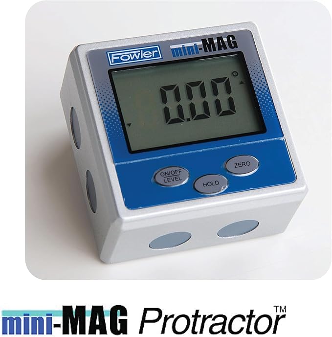 Fowler 54-422-450-1, Mini-Mag The Original Protractor 2.375 x 2.375 x 1.375"