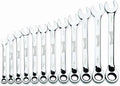 Williams MWS-12RC 12-Piece Metric Reversible Ratcheting Combination Wrench Set