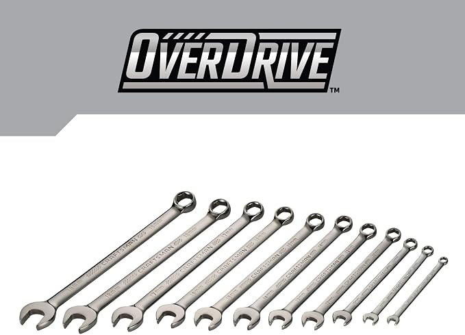 CRAFTSMAN OVERDRIVE 11-Piece Metric Wrench Set (CMMT87811)