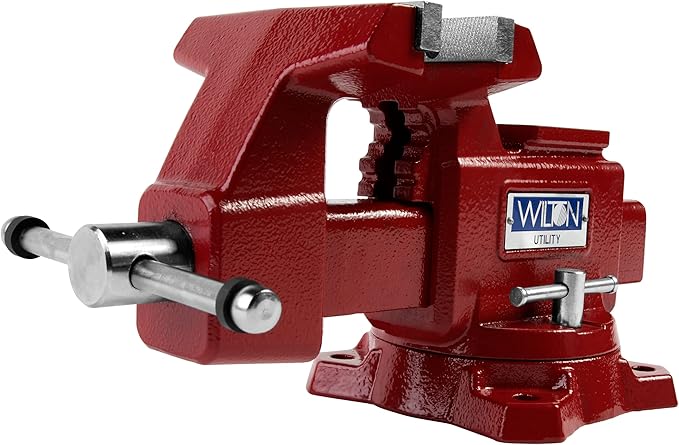 Wilton Utility Bench Vise, 5-1/2" Jaw Width, 5" Jaw Opening, 3-1/4" Throat (Model 675U)