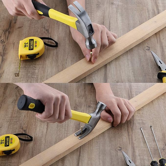 DOWELL 24 pcs Homeowner Tool Set, Home Repair Hand Tool Kit