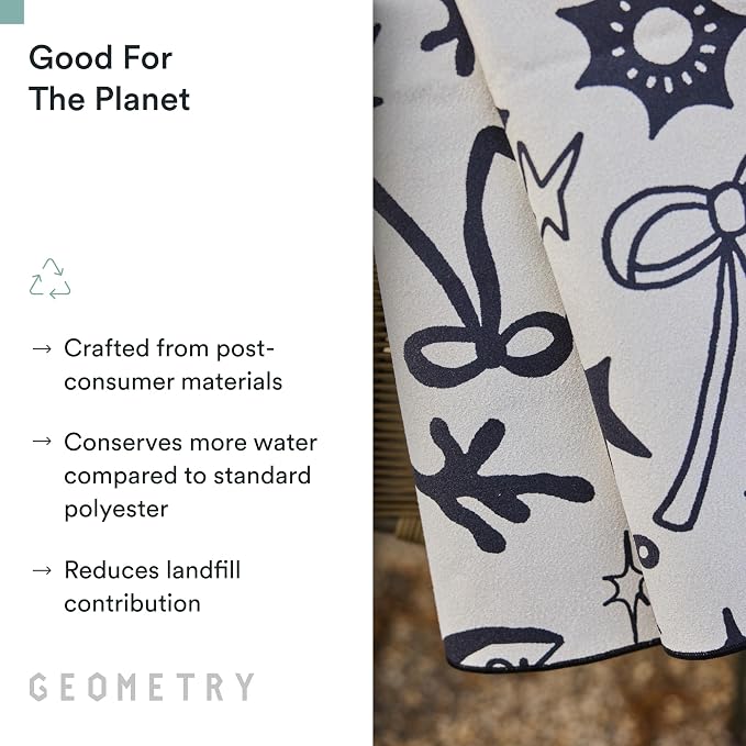 GEOMETRY Micro-Loop Beach Towel – Spring & Summer Collection – Quick-Dry, Sand-Resistant, Ultra-Absorbent Compact Towel for Beach & Travel (Lucky Play)