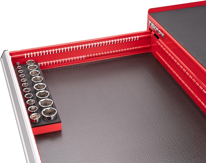 TEKTON 1/2 Inch Drive 6-Point Socket Set, 19-Piece | SHD92800 | Shallow, 3/8 - 1-1/2 in., Foam Organizer