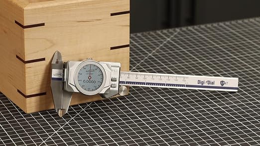 iGAGING 0-6" Electronic Digital Caliper Full Color LCD Display with Real Time Dial Movement, IP67 Protective Rating (100-670-06)
