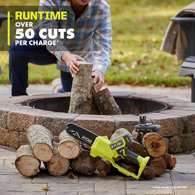 ONEAND 18V 6 in. Cordless Battery Compact Pruning MINI Chainsaw Tool ONLY | Battery and Charger Sold Separately