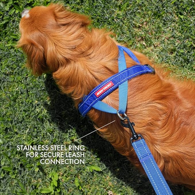 EzyDog Quick Fit Dog Harness, Soft Neoprene Padding - XX-Small, Pink | Fast One-Click Buckle, Adjustable Fit, Strong Reinforced Materials, Reflective Stitching, No Pull Dog Harness, Easy Walking
